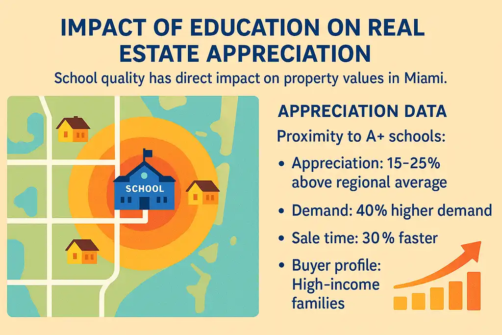 Impact of Education on Real Estate Appreciation