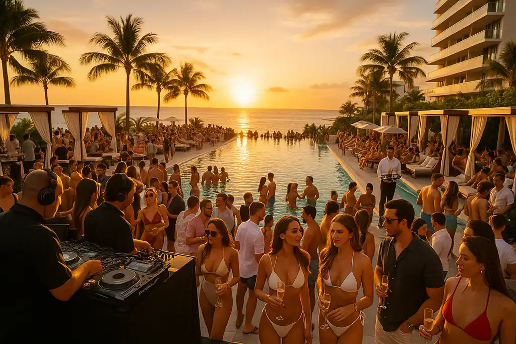 Pool Parties and Day Clubs in Miami