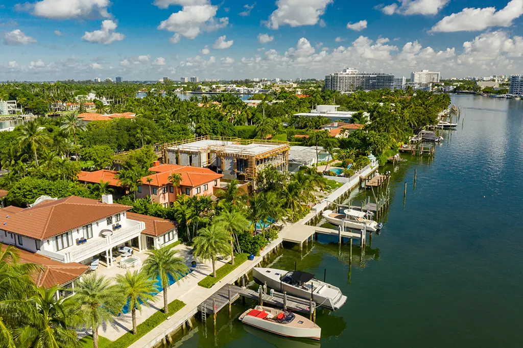 Miami Beach Waterfront Mansions