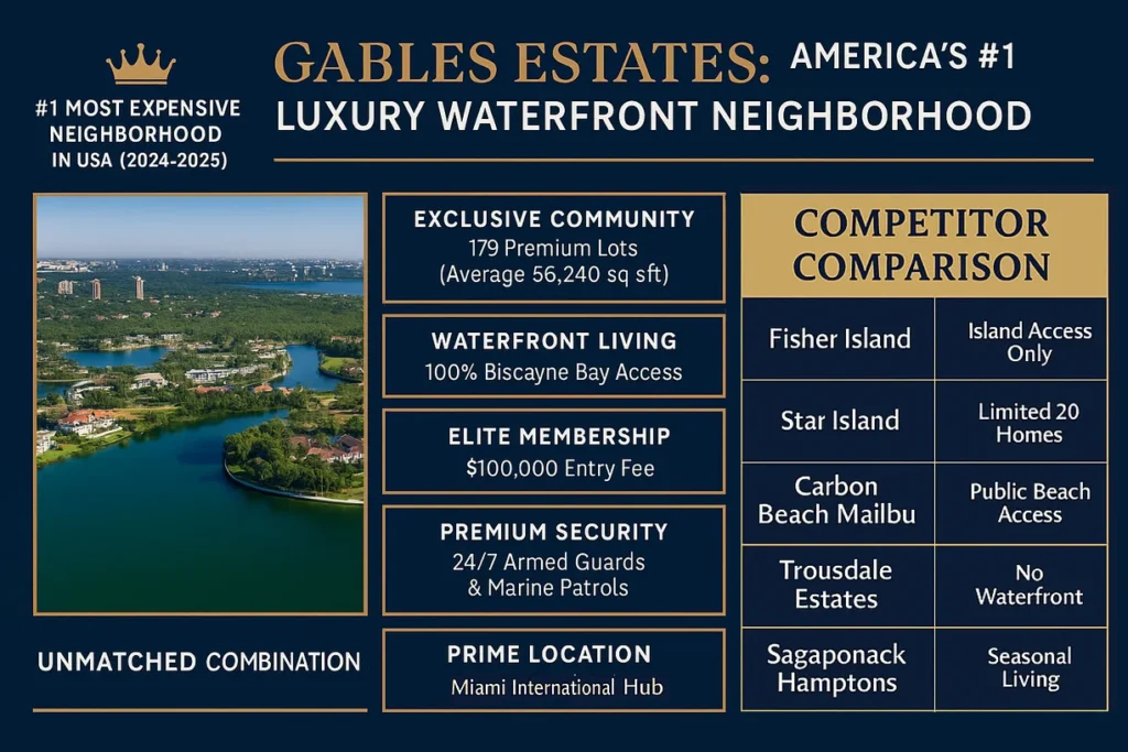 Gables Estates: Comparative Analysis with Other Luxury Communities