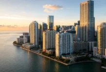 Miami Luxury Condo Construction Defects: A Buyer’s Due Diligence Guide 2026 Miami luxury condo towers along Biscayne Bay — construction defect lawsuits emerging in 2026