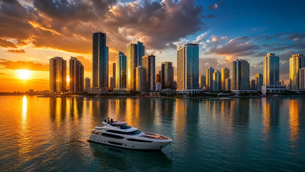 Miami skyline resilient global tensions real estate 2026