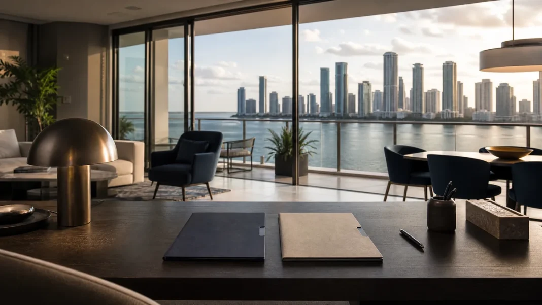 Cash vs mortgage decision for a Miami property Buyer comparing cash and mortgage financing options for a Miami condo with an advisor