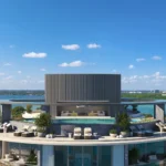 Conceptual rendering of East Deck C at The Longevity Penthouse in Rivage Bal Harbour