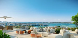 The Longevity Penthouse at Rivage Bal Harbour: A $75 Million Oceanfront Residence Built Around Wellness Conceptual rendering of the sunset deck and oceanfront outdoor living at The Longevity Penthouse in Rivage Bal Harbour