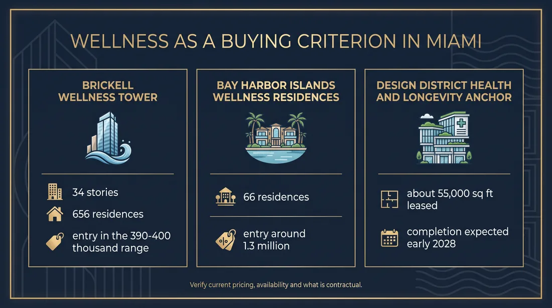 Comparison of Miami wellness residential profiles, price bands and verification questions